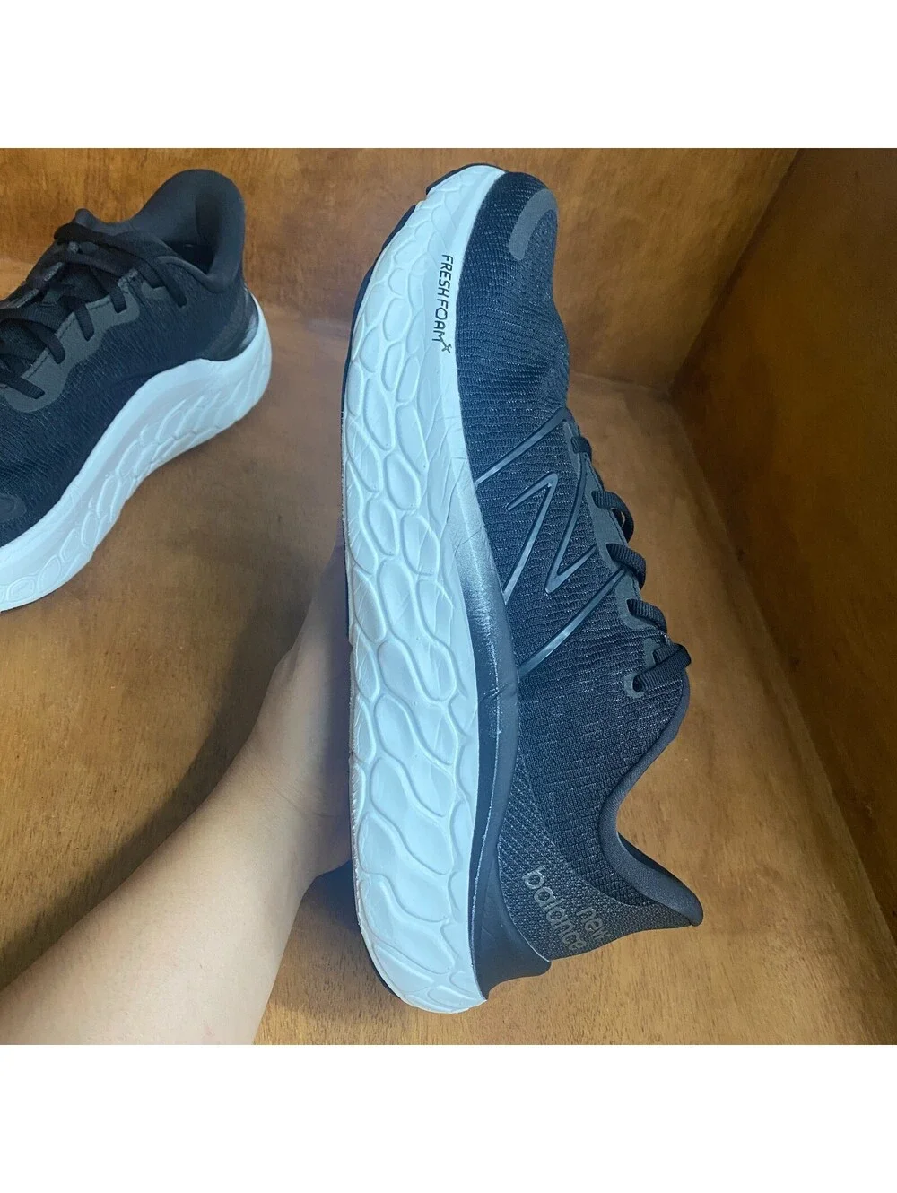 New Balance Fresh Foam X Kaiha Road Running Shoes Mens 12 D Black White MKAIRLK1